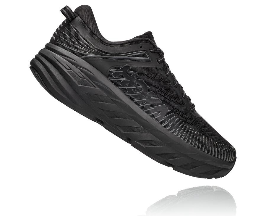 Hoka One One Tenisky Panske Čierne - Bondi 7 - 71438-DENW